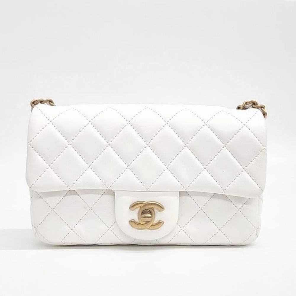 Chanel Lambskin Classic Golden Ball New Mini Crossbody Bag (5548707)