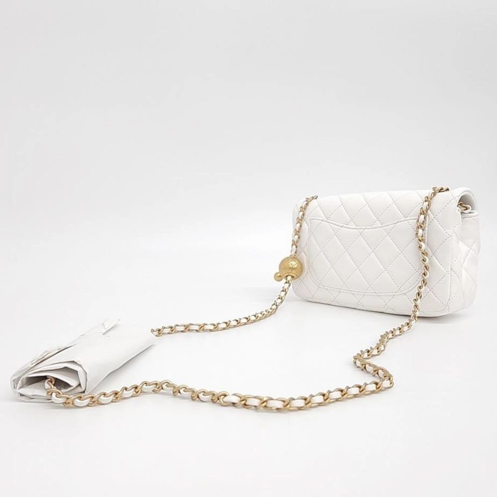 Chanel Lambskin Classic Golden Ball New Mini Crossbody Bag (5548707)