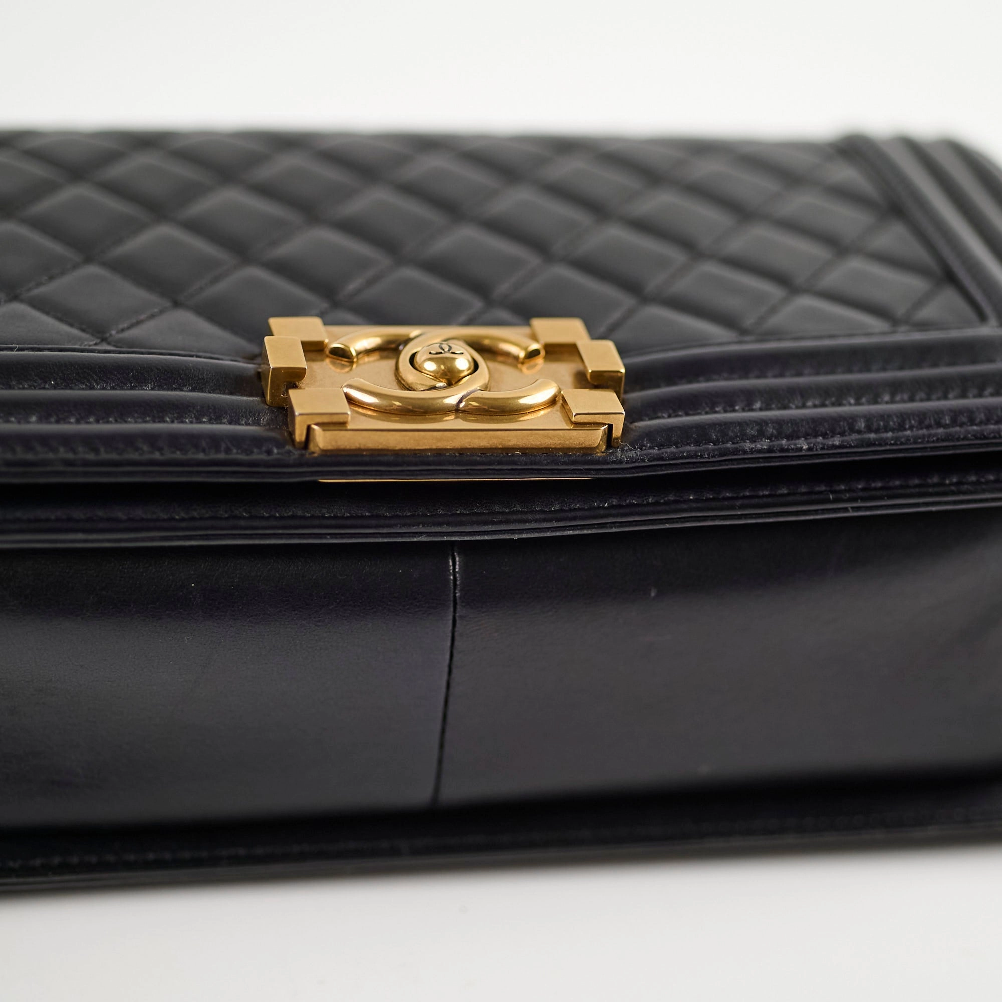 Chanel Lambskin Old Medium Boy