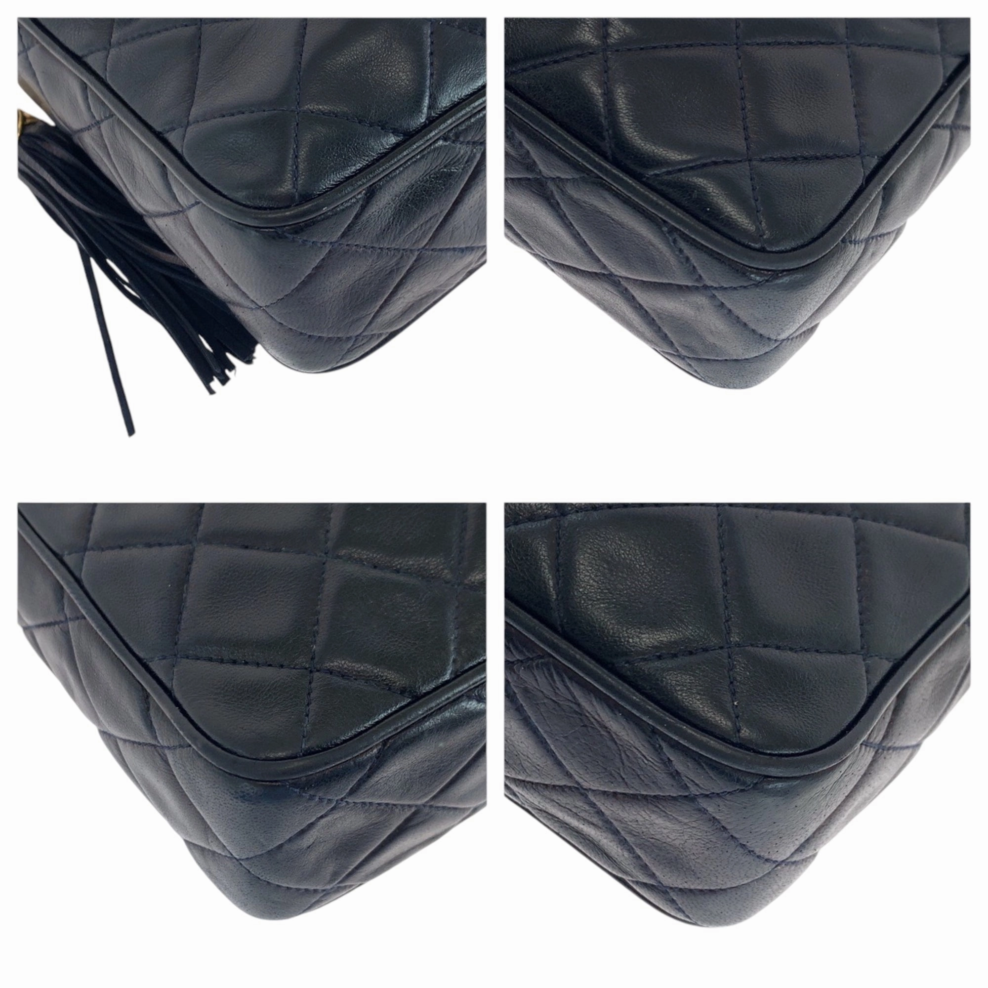 Chanel Leather Pochette Shoulder Bag (Pre-Owned)