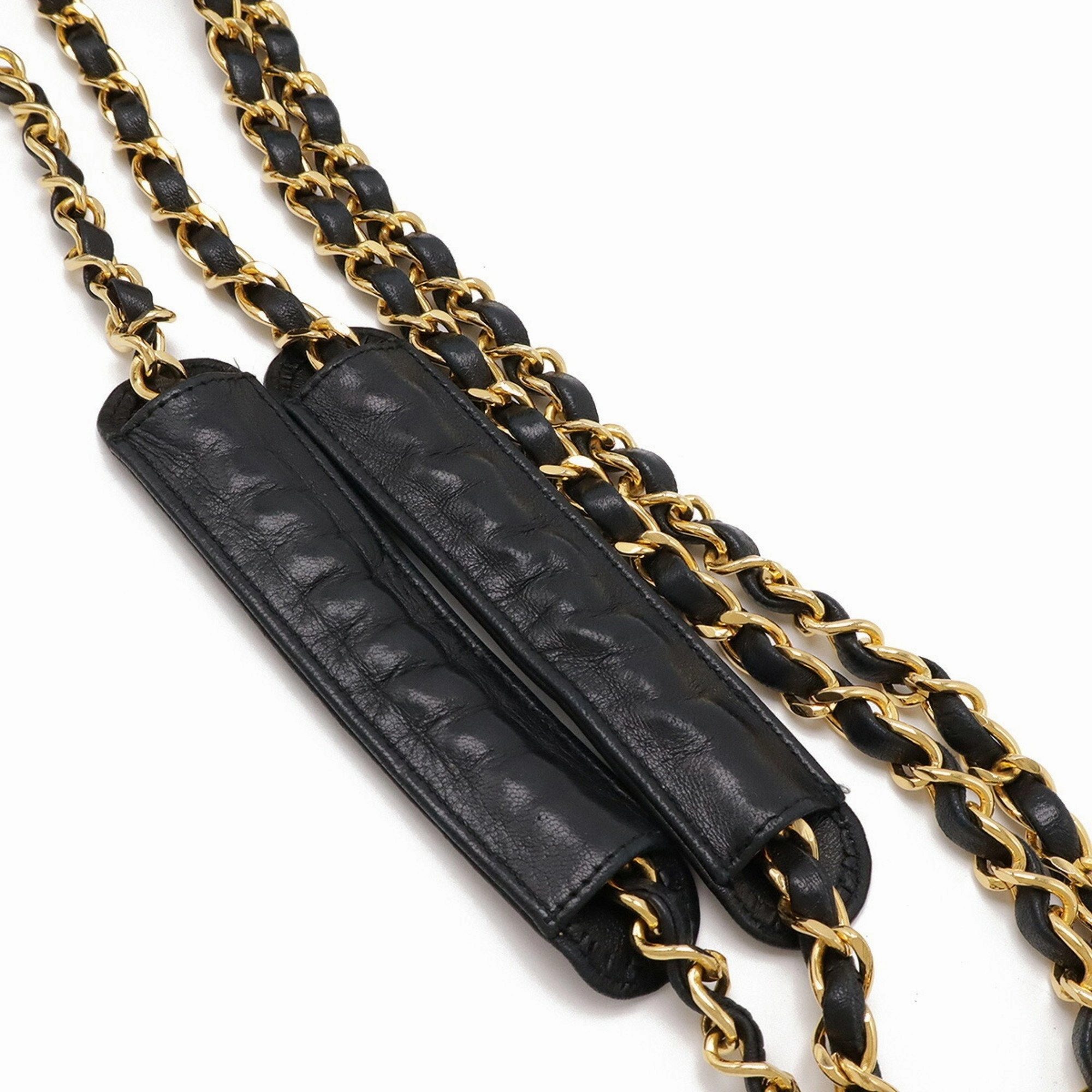 Chanel Leather Shoulder Bag Tote Bag (Pre-Owned)