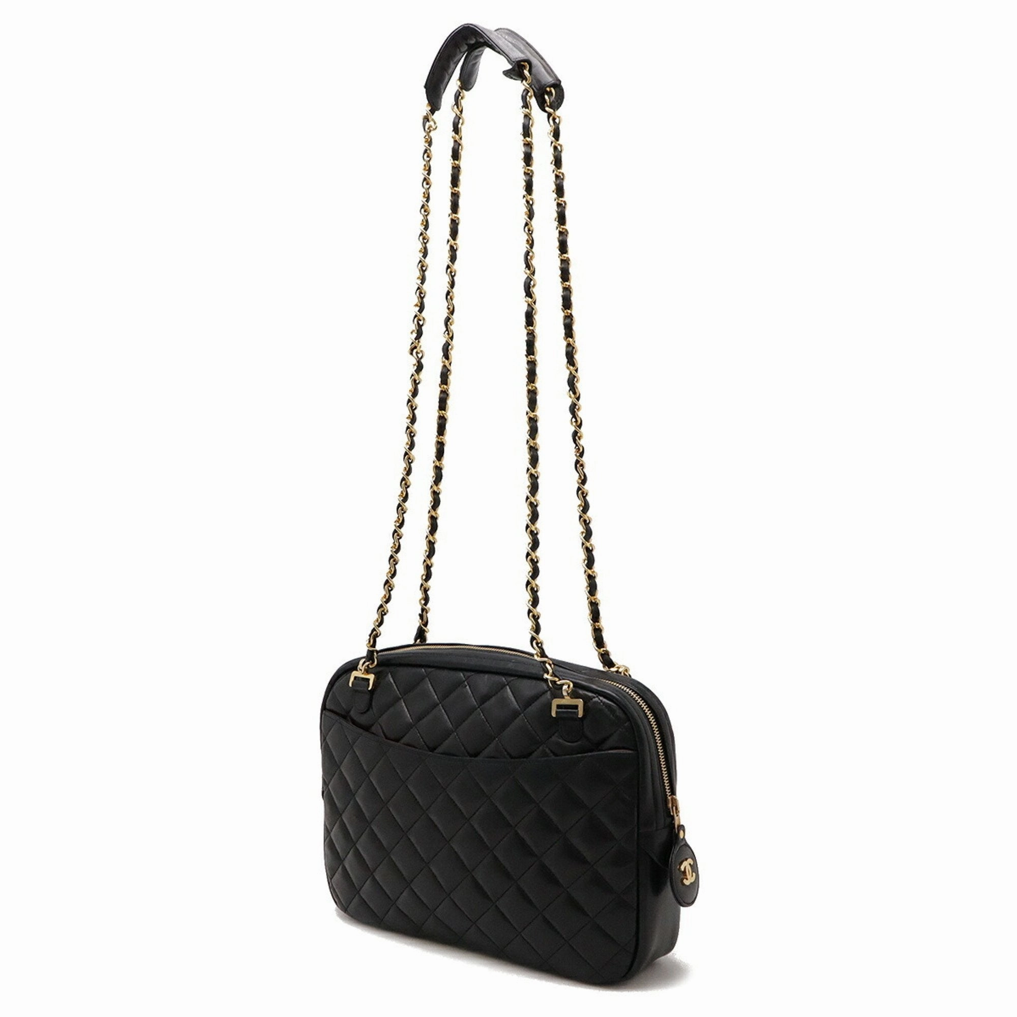 Chanel Leather Shoulder Bag Tote Bag (Pre-Owned)