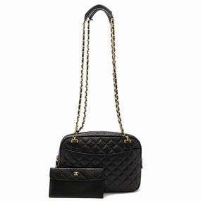 Chanel Leather Shoulder Bag Tote Bag (Pre-Owned)