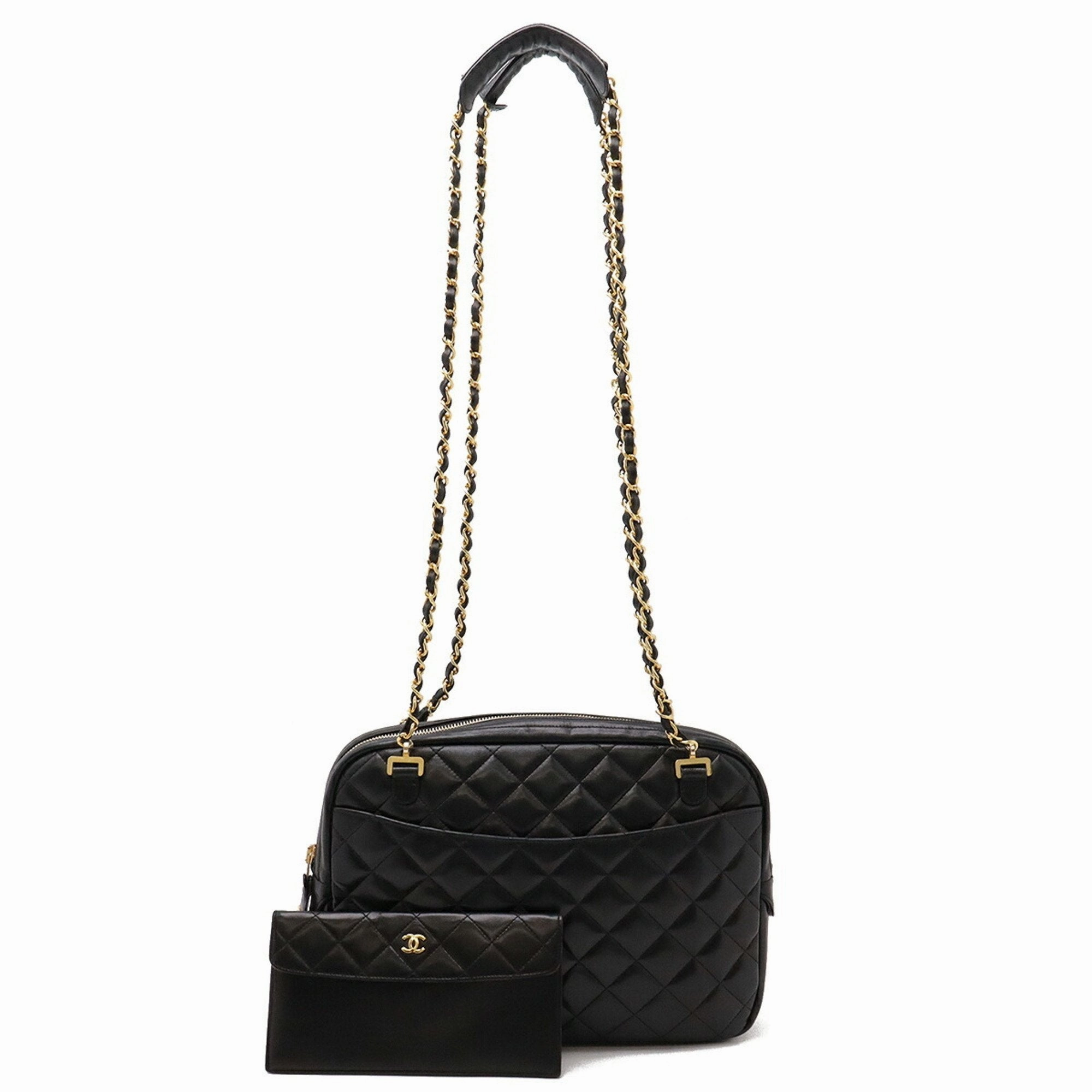 Chanel Leather Shoulder Bag Tote Bag (Pre-Owned)