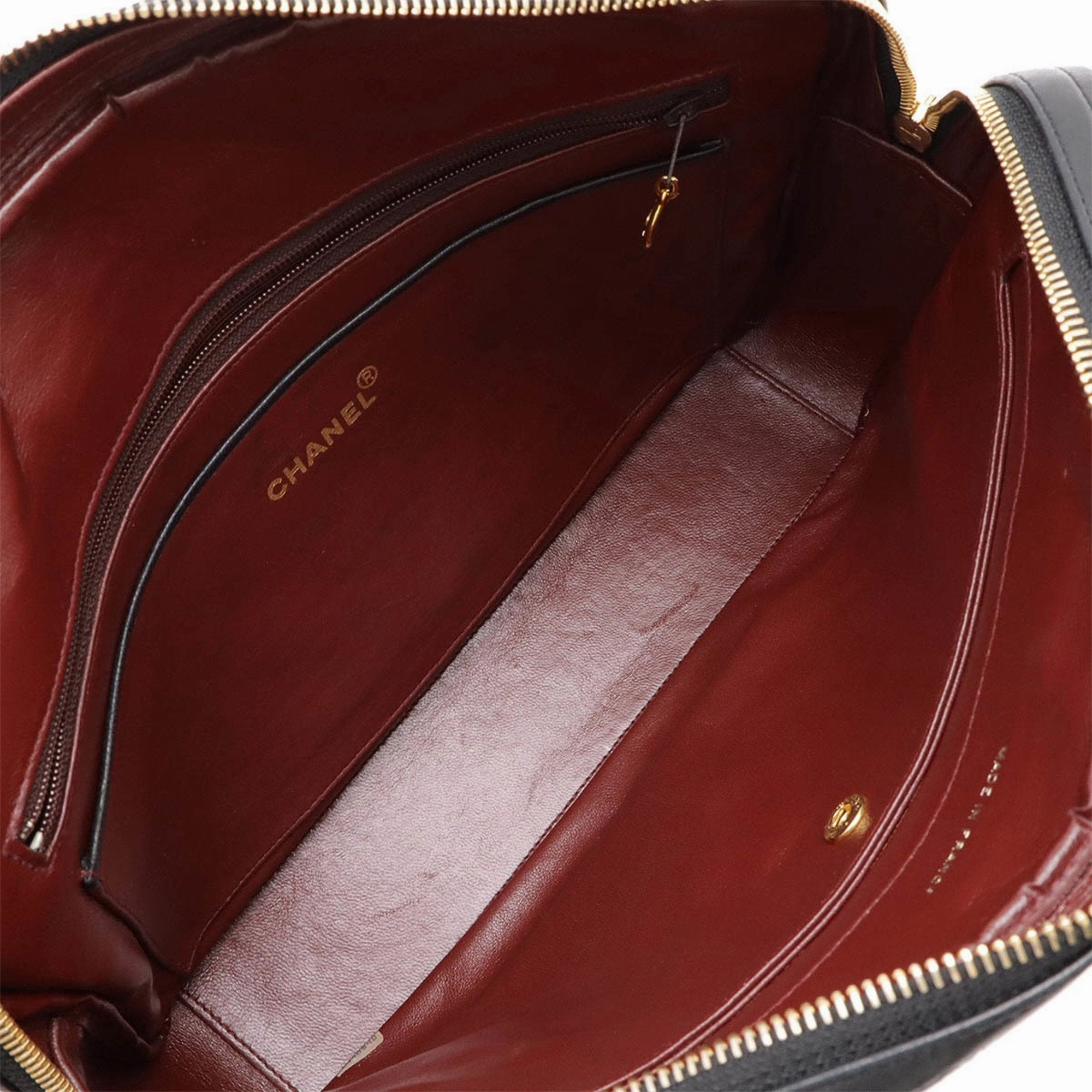 Chanel Leather Shoulder Bag Tote Bag (Pre-Owned)