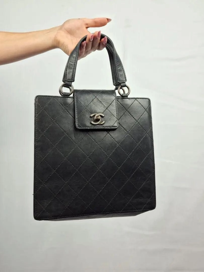 Chanel Matelasse Quilted Top Handle Bag