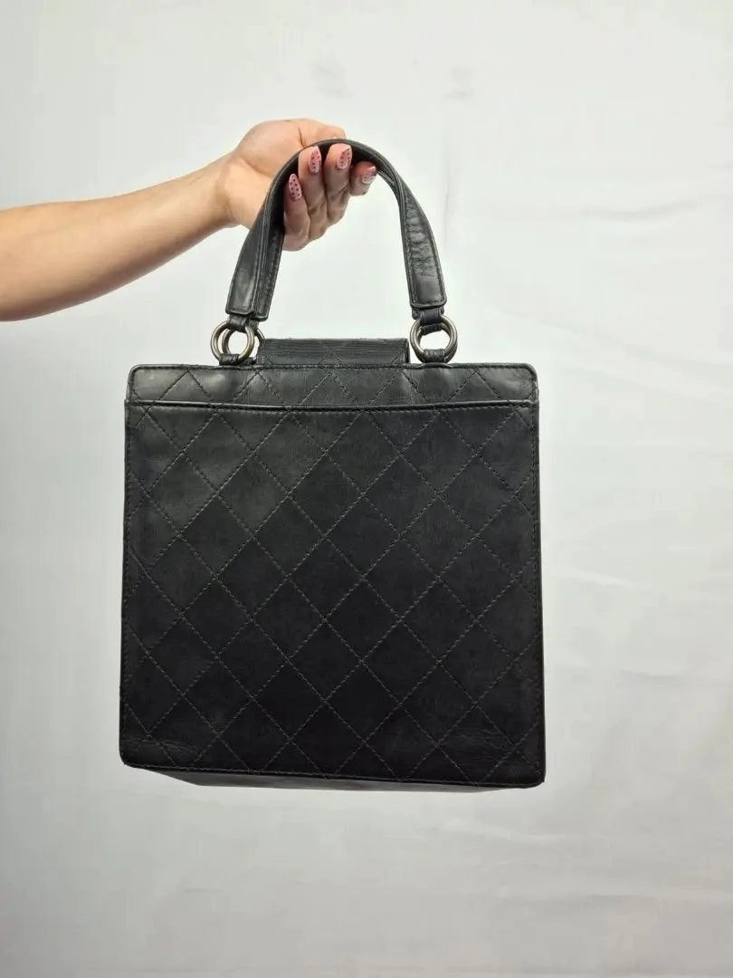 Chanel Matelasse Quilted Top Handle Bag