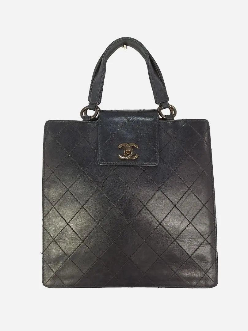 Chanel Matelasse Quilted Top Handle Bag