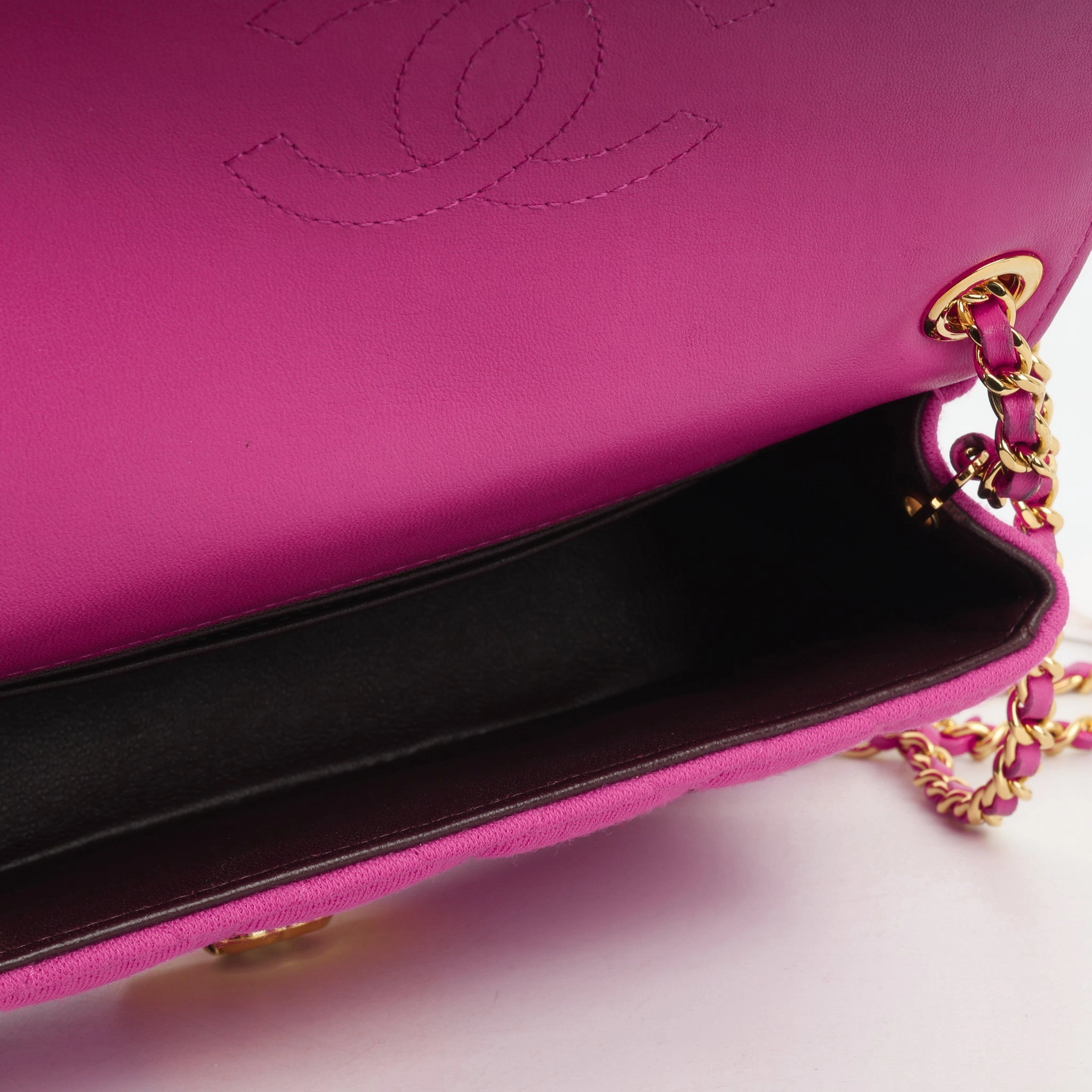 Chanel Mini Chic With Me Flap - Fuschia
