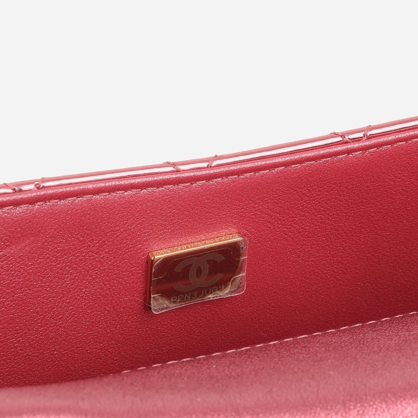 Chanel Mini Flap Bag & Star Coin Purse Metallic Pink Patent CGHW