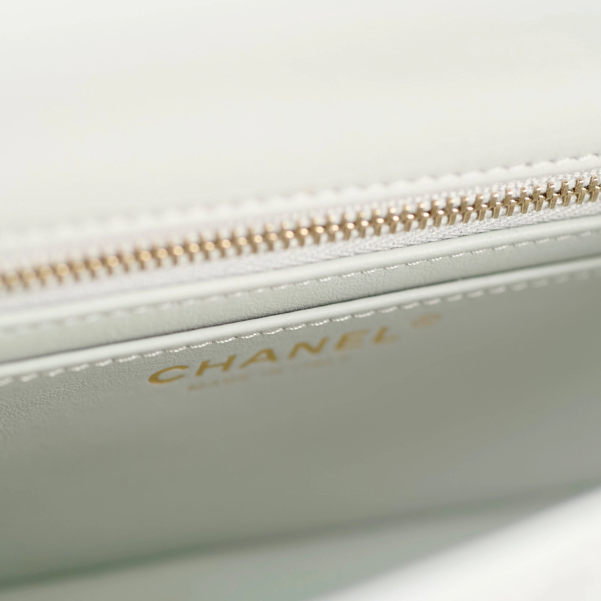 Chanel Mini Rectangular Pearl Crush Light Grey