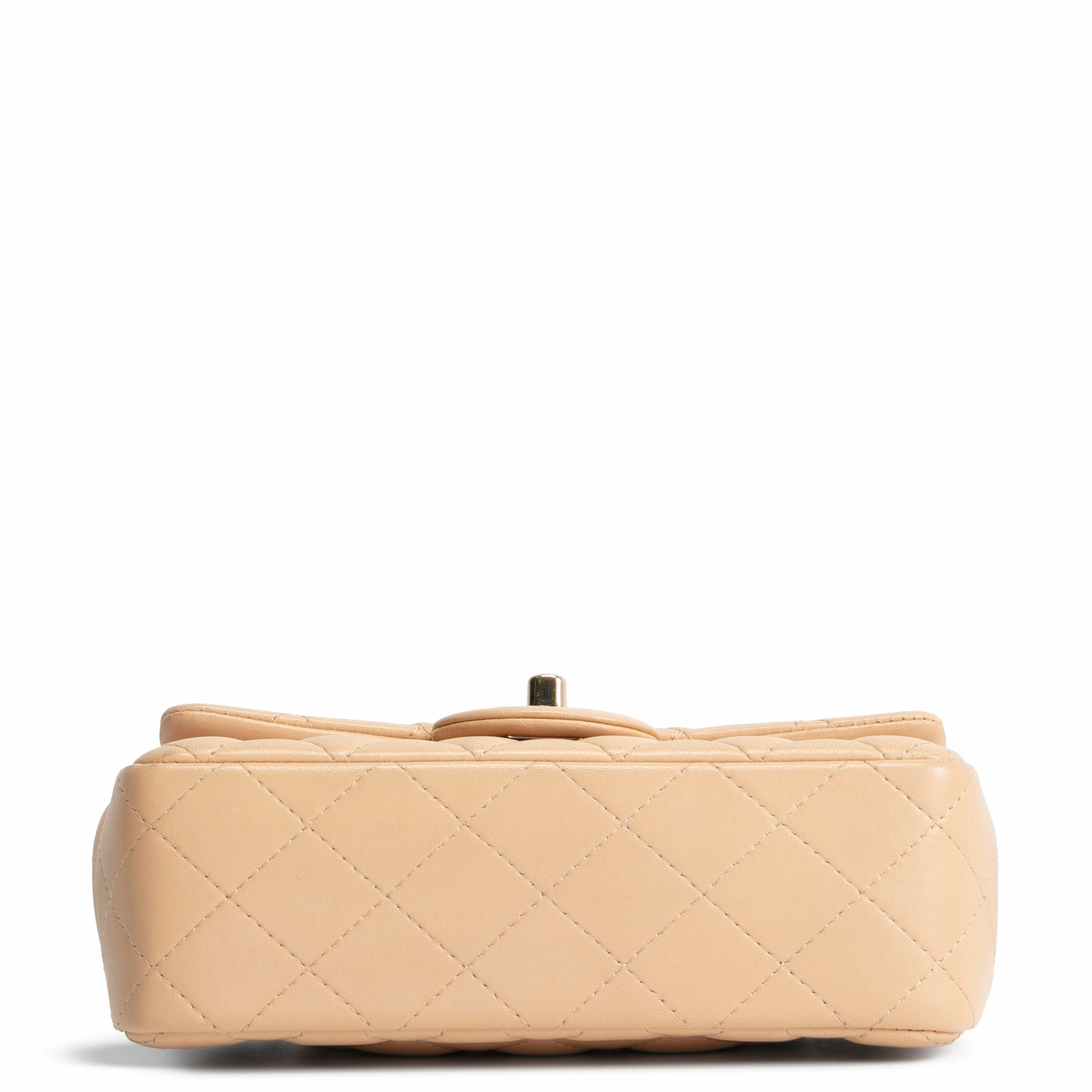 CHANEL Rectangular Mini Flap Bag- Beige