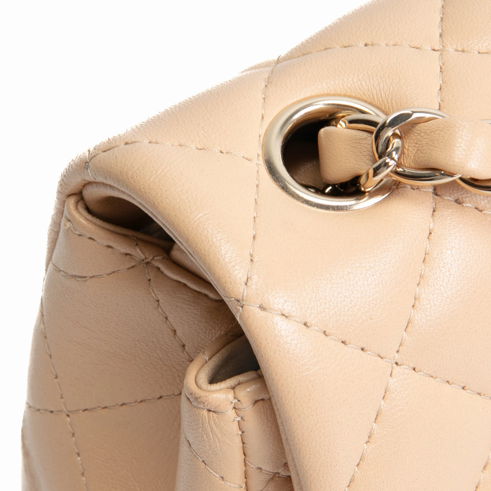 CHANEL Rectangular Mini Flap Bag- Beige