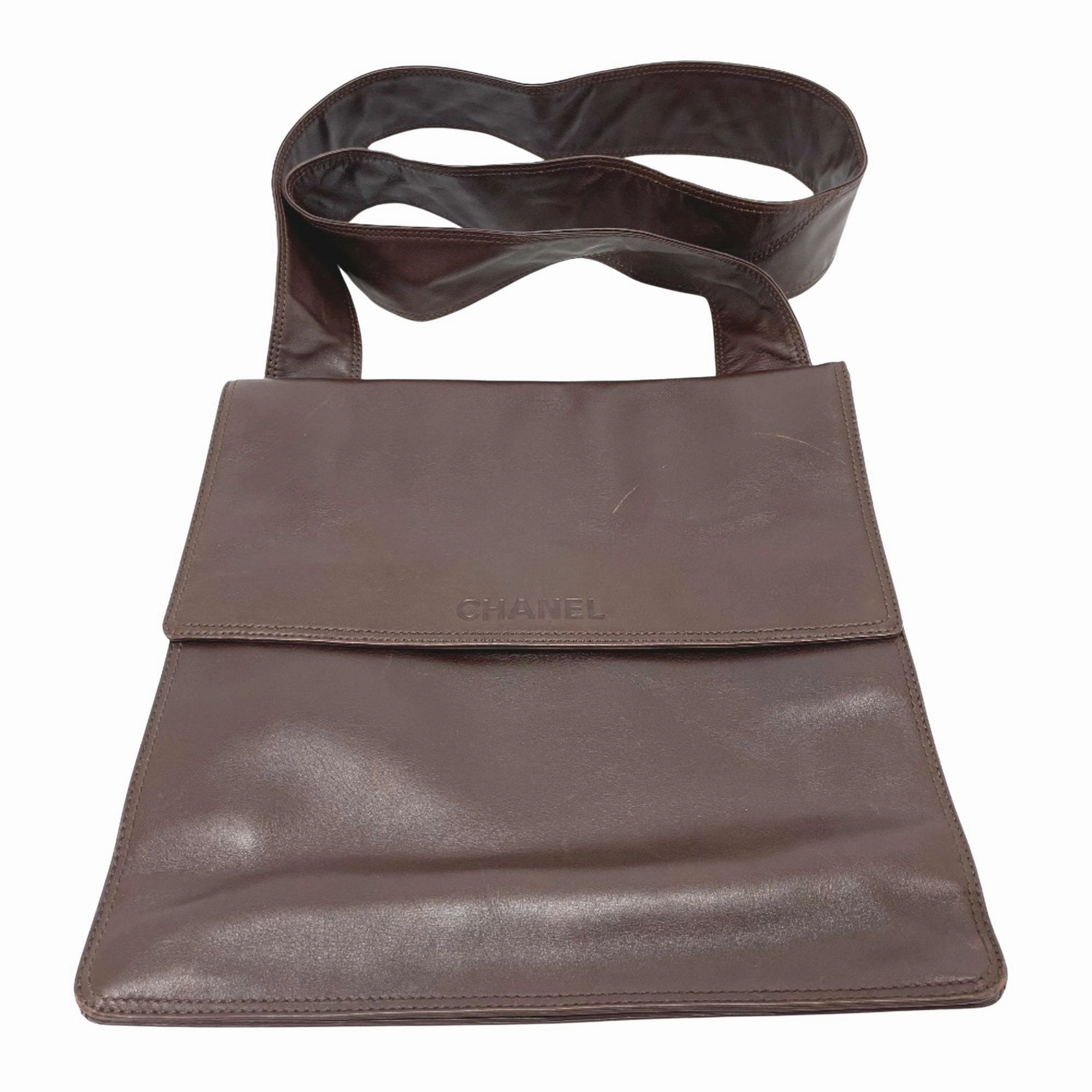Chanel Shoulder Bag Leather Shoulder Bag (Pre-Owned)