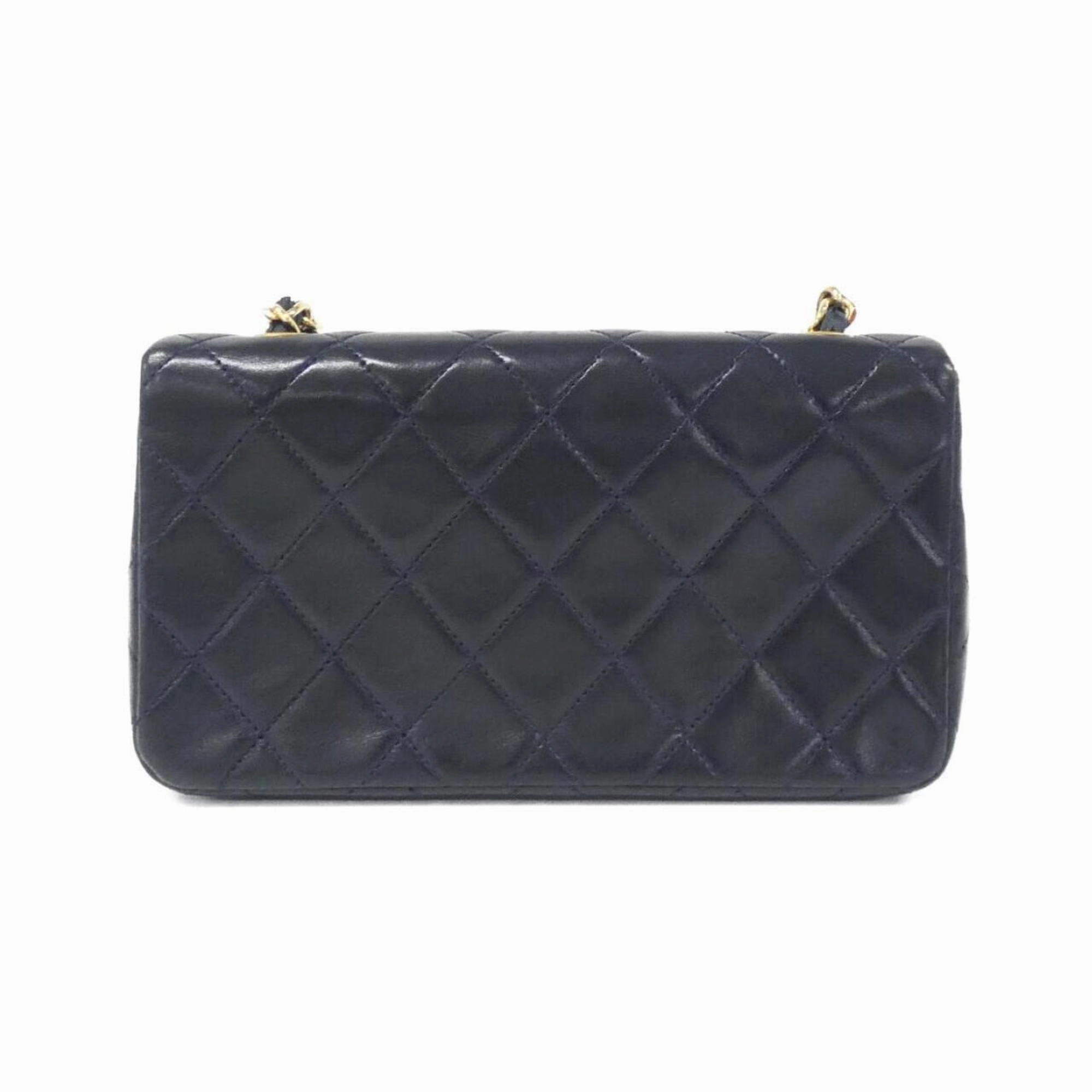 Chanel Single Flap Leather Shoulder Bag (Pre-Owned)