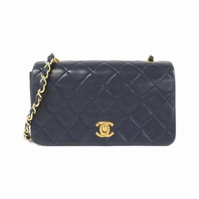Chanel Single Flap Leather Shoulder Bag (Pre-Owned)
