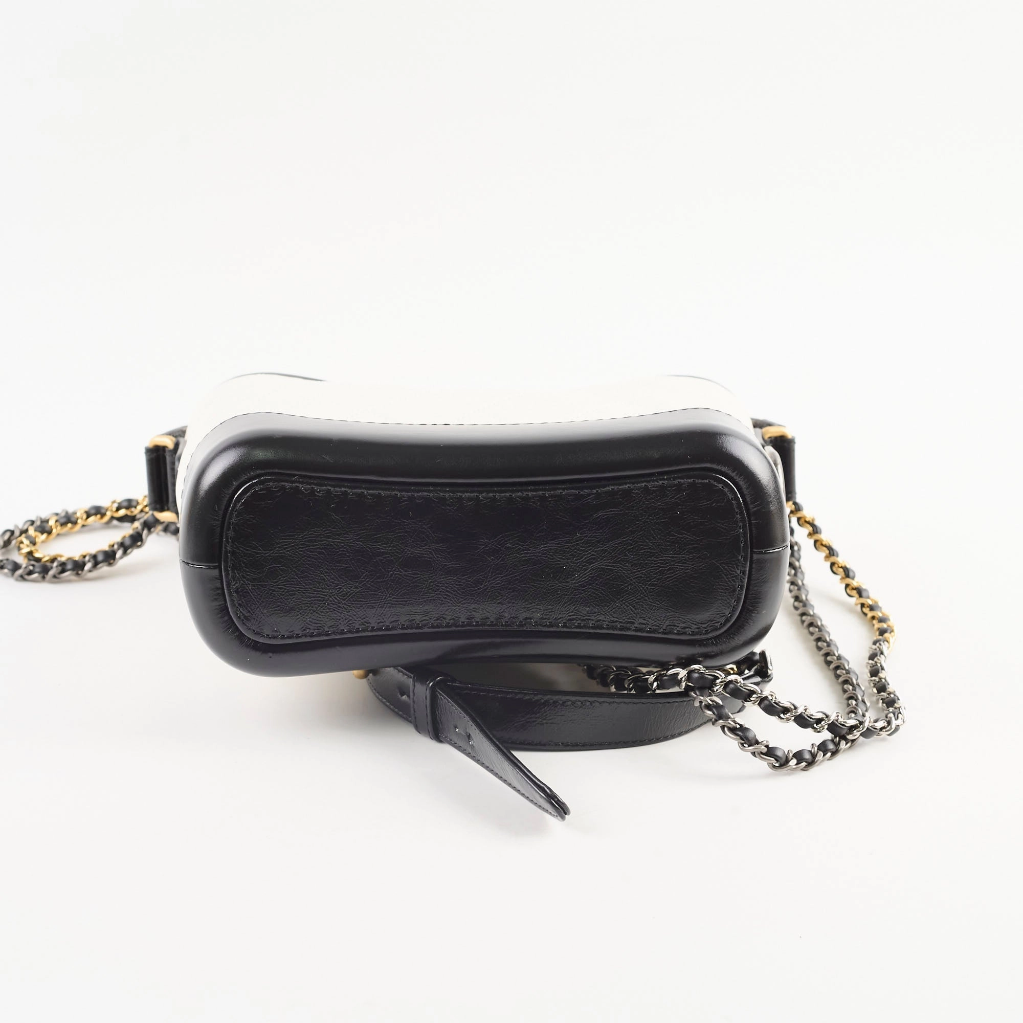 Chanel Small Gabrielle Bag Black and White