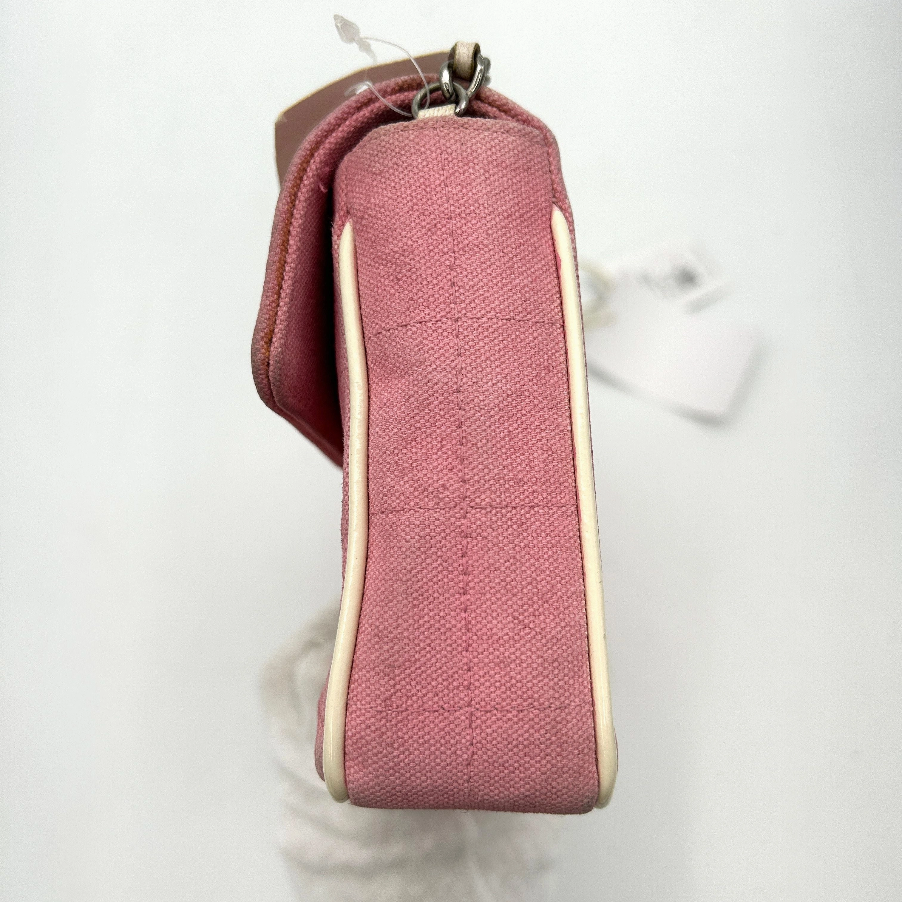 Chanel Square Quilted E/W Flap Bag - Pink Shoulder Bags, Handbags  CNQ303