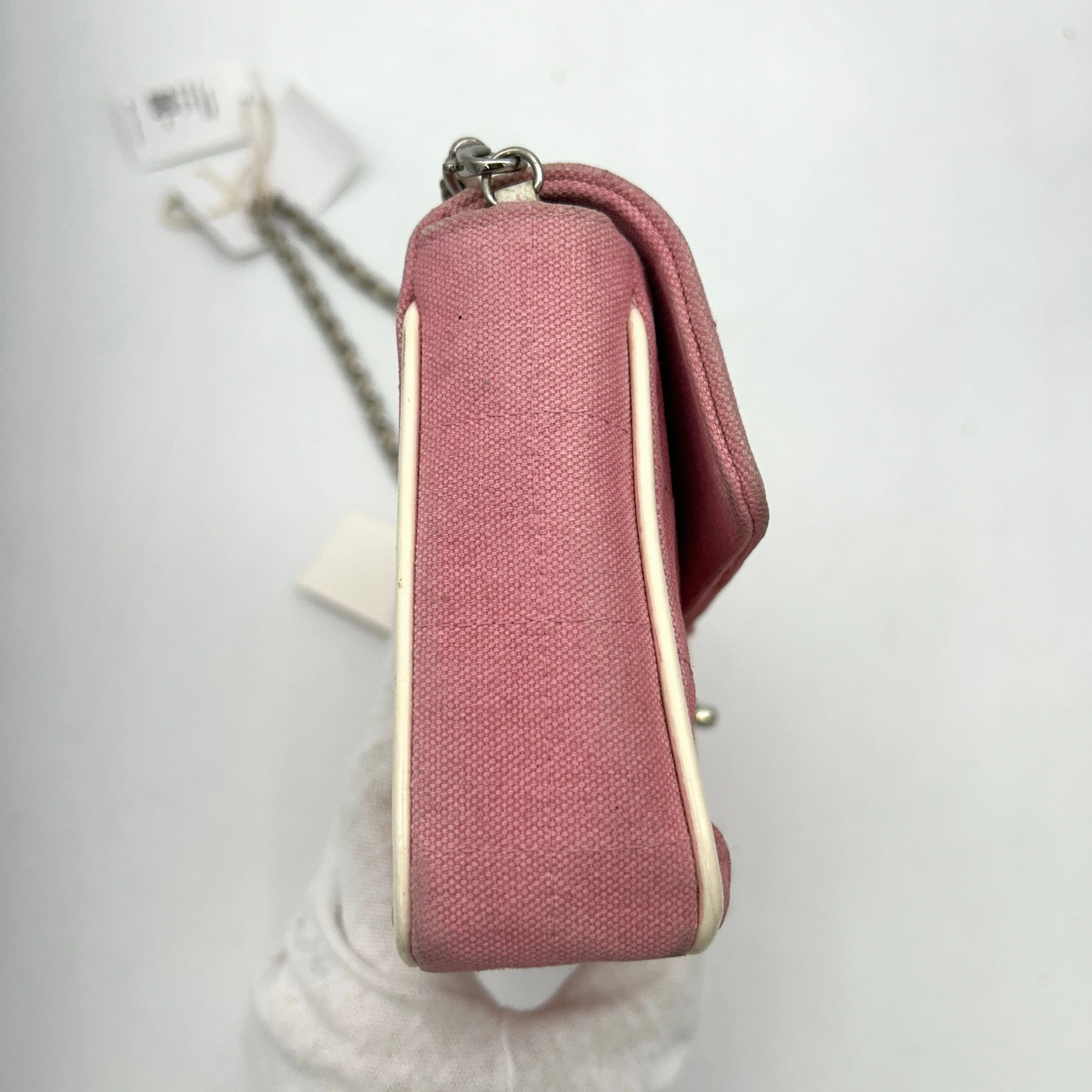 Chanel Square Quilted E/W Flap Bag - Pink Shoulder Bags, Handbags  CNQ303