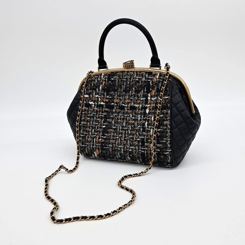 Chanel tweed tote and shoulder bag (10045151)