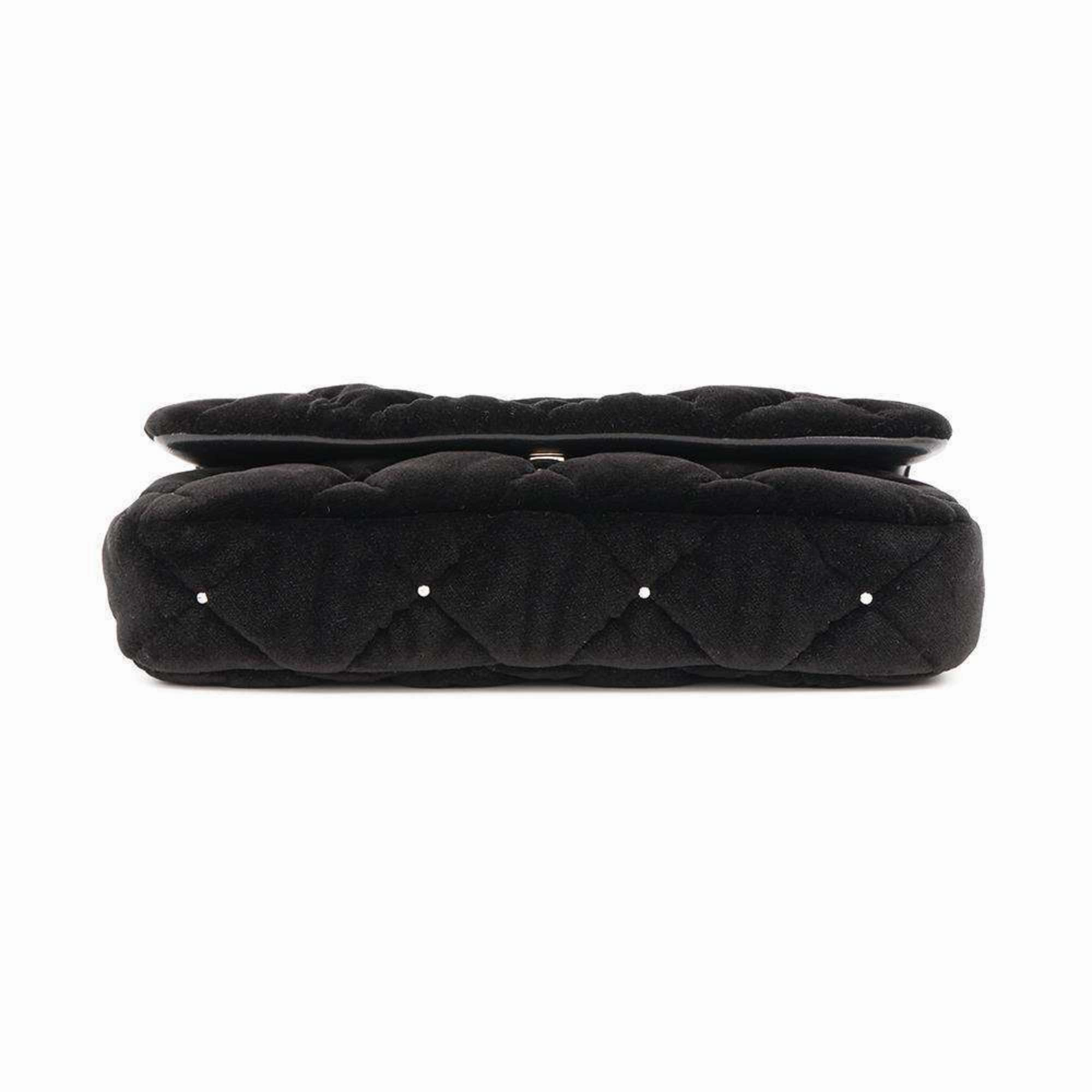Chanel Velvet Shoulder Bag (Pre-Owned)