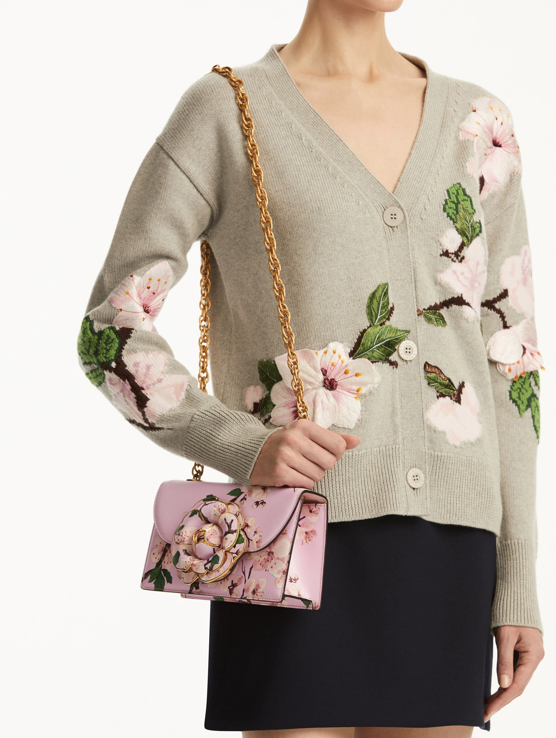 Cherry Blossom Printed TRO Bag