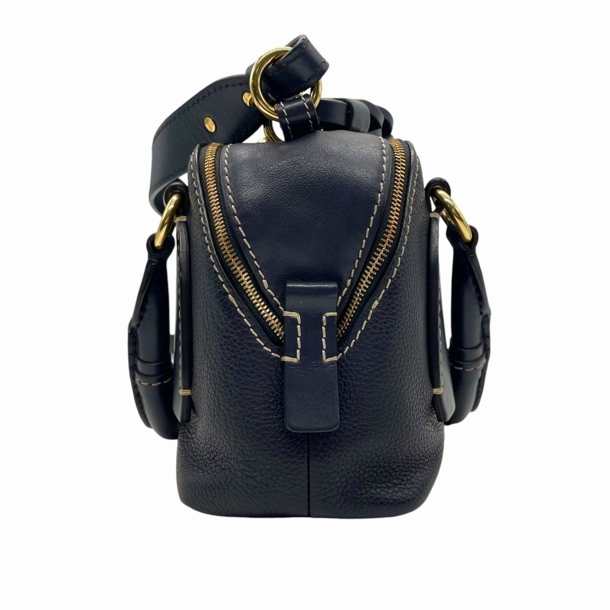 Chlo Leather Handbag Shoulder Bag (Pre-Owned)