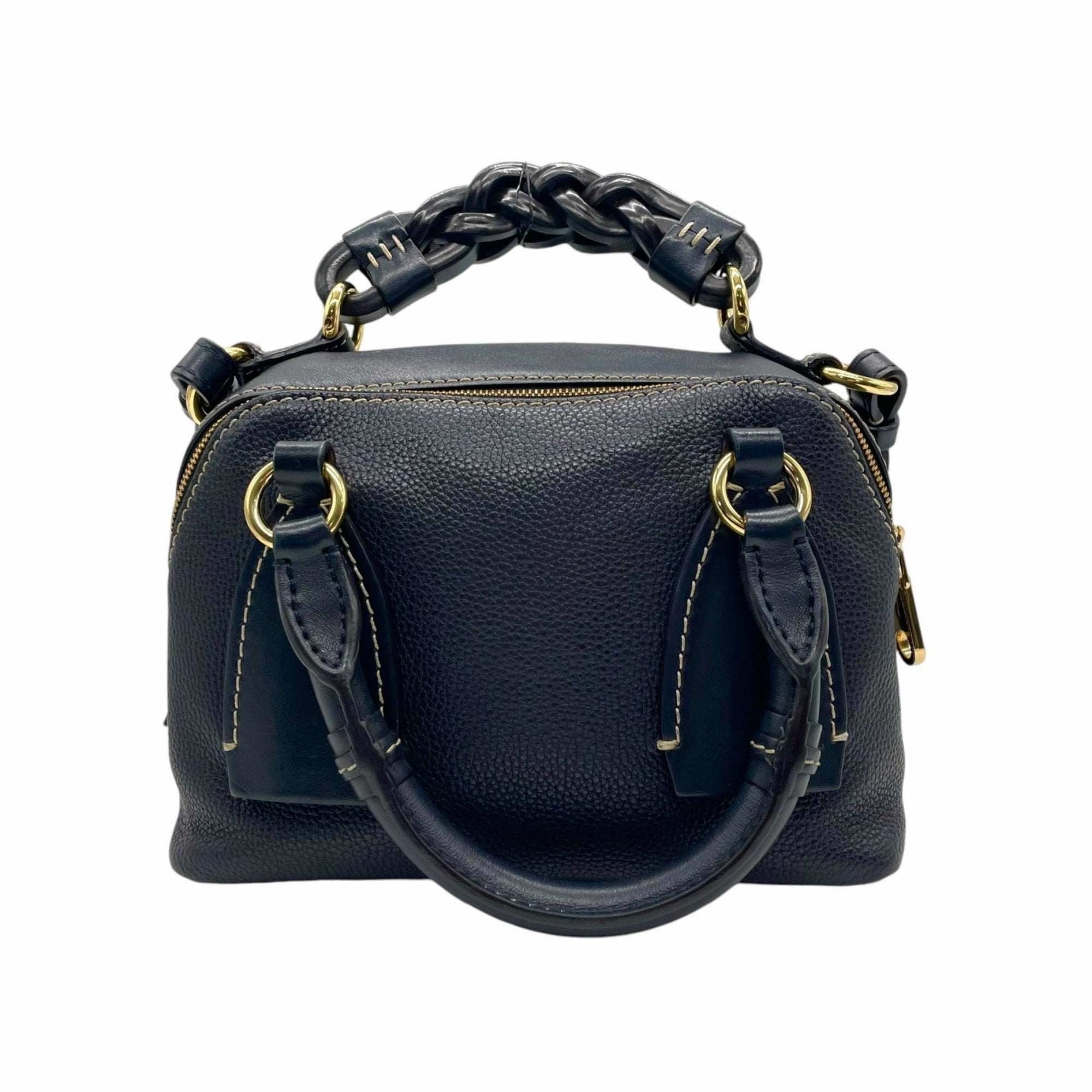 Chlo Leather Handbag Shoulder Bag (Pre-Owned)