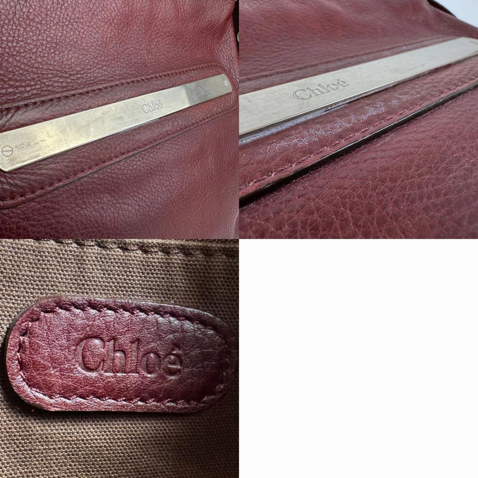 Chlo Leather Shoulder Bag (Pre-Owned)