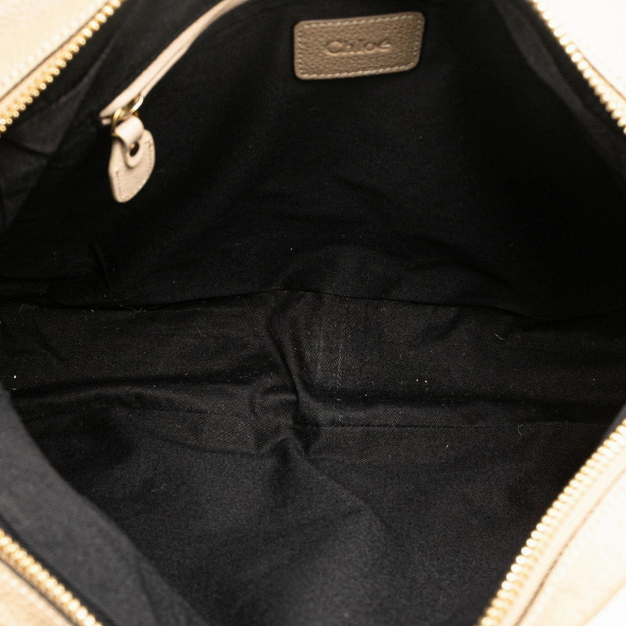 Chlo Paraty Leather Handbag Shoulder Bag (Pre-Owned)