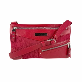 Christian Dior Canvas Leather Shoulder Bag (Pre-Owned)