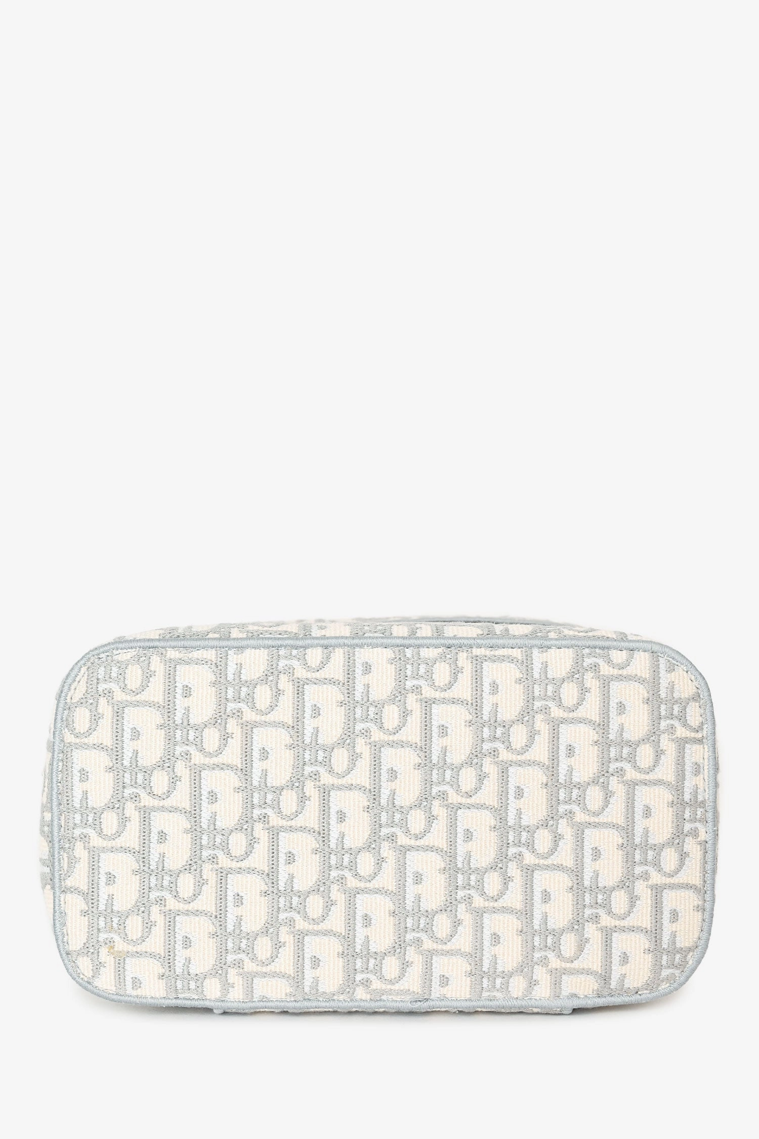 Christian Dior Grey Oblique Monogram Dior travel Vanity Case