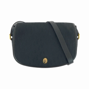 Christian Dior Trotter Canvas Leather Pochette Shoulder Bag (Pre-Owned)