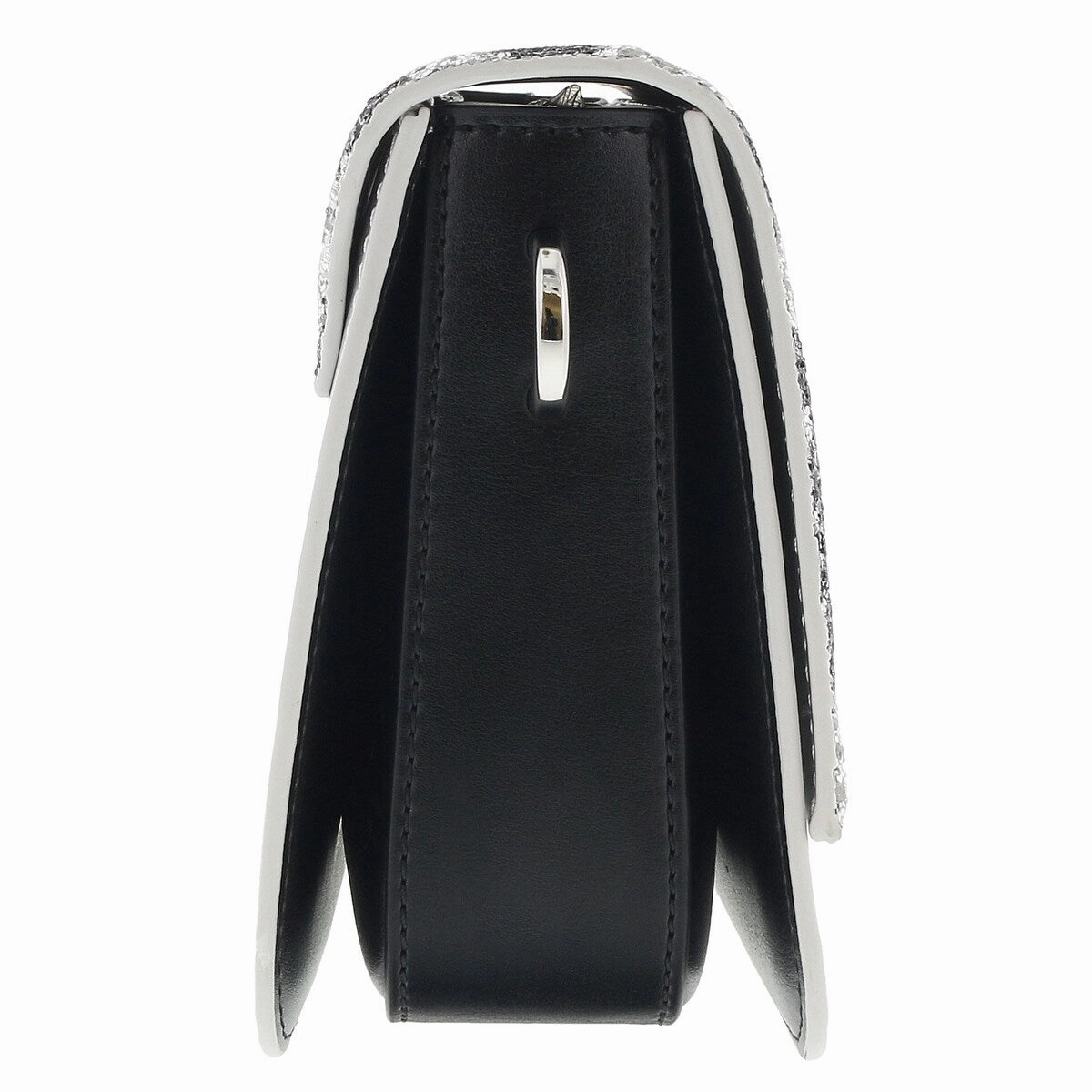 Class Roberto Cavalli Milano Rmx 0 Silver/Black Medium Shoulder Bag for womens