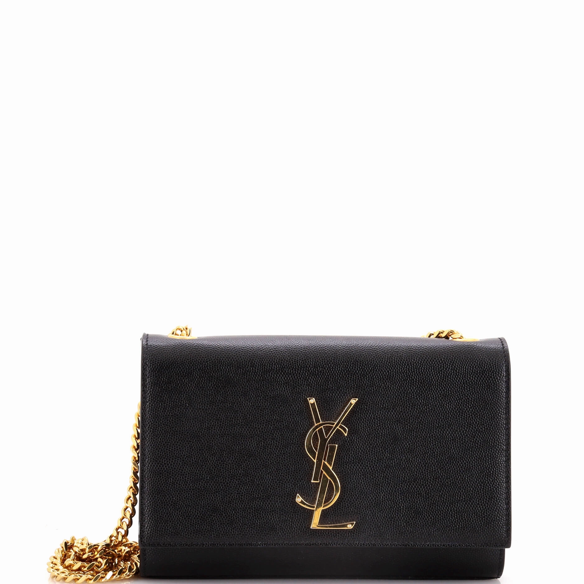 Classic Monogram Crossbody Bag Grainy Leather Small