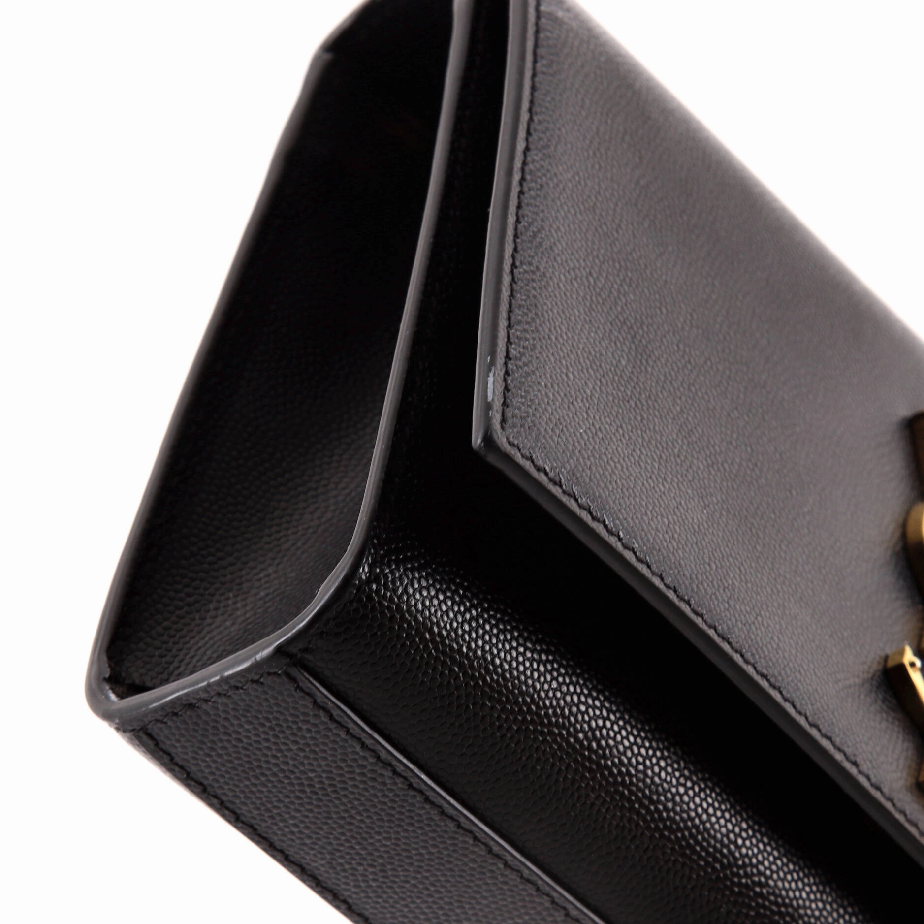 Classic Monogram Crossbody Bag Grainy Leather Small