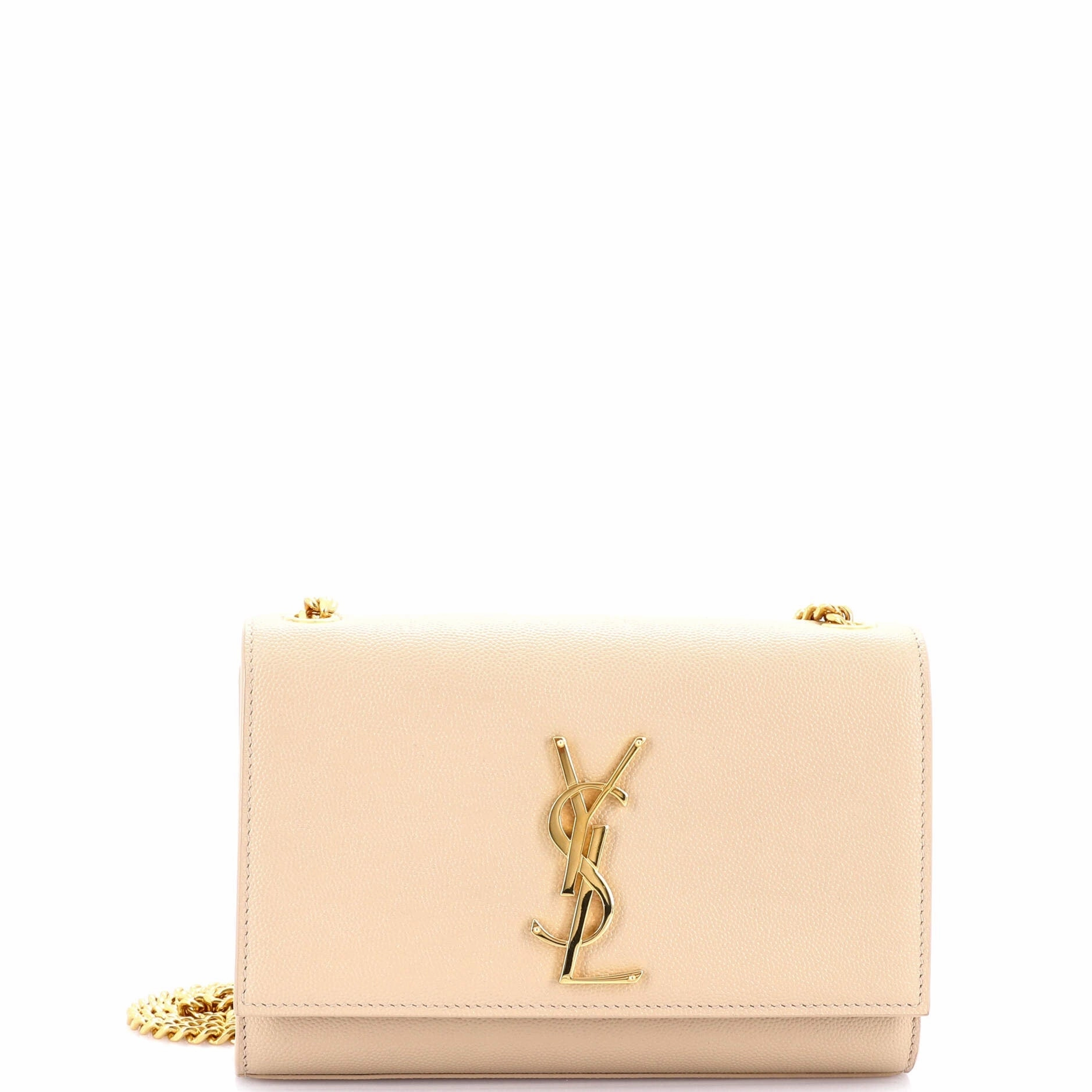 Classic Monogram Crossbody Bag Grainy Leather Small