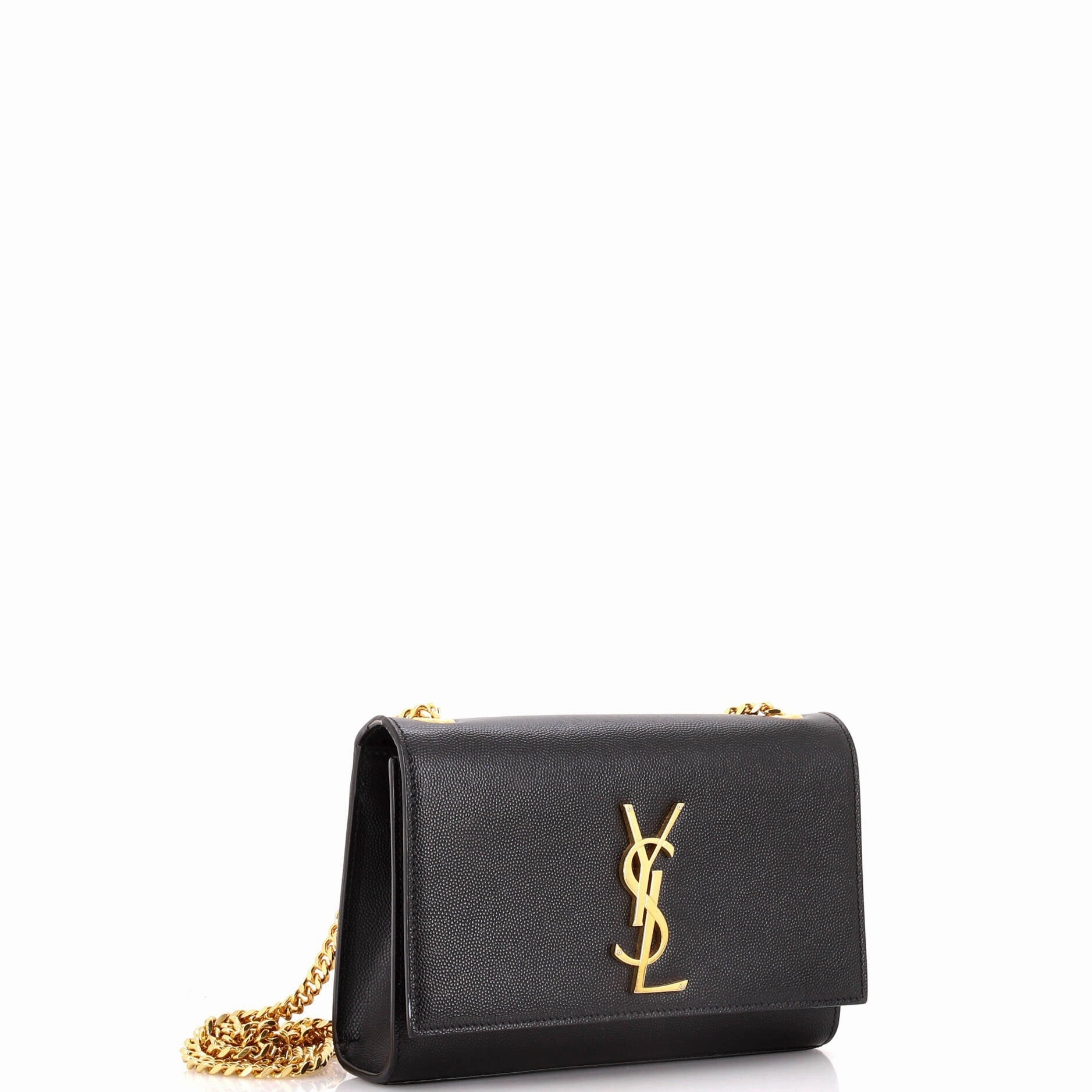 Classic Monogram Crossbody Bag Grainy Leather Small