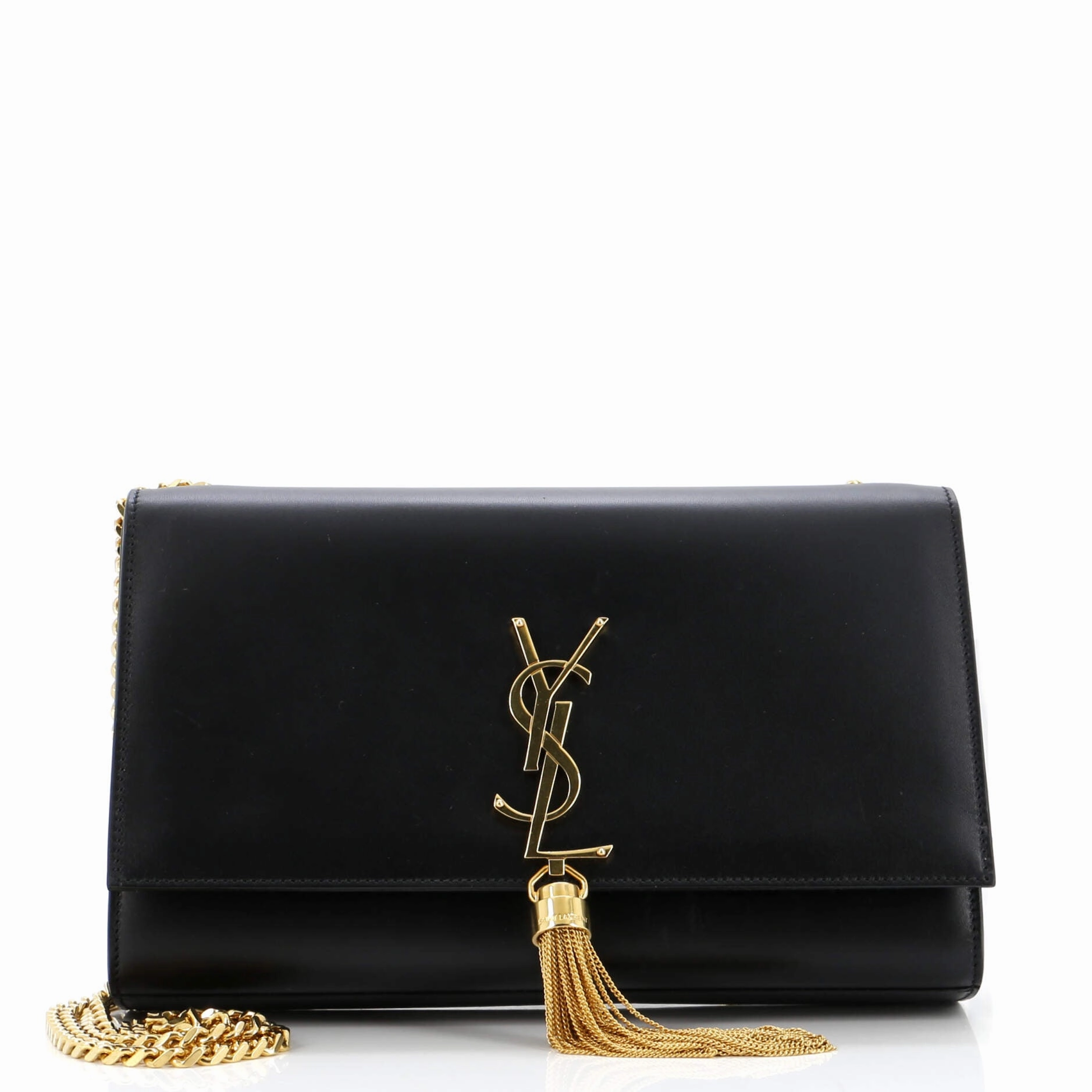 Classic Monogram Tassel Crossbody Bag Leather Medium