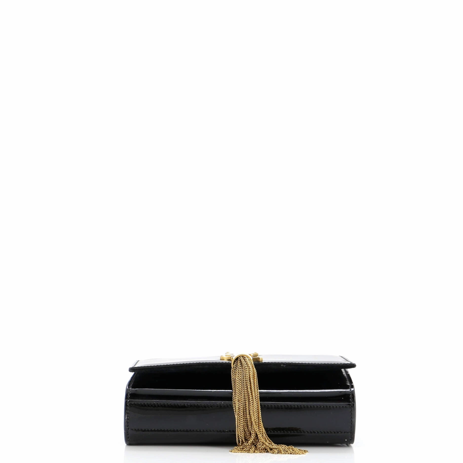 Classic Monogram Tassel Crossbody Bag Patent Small