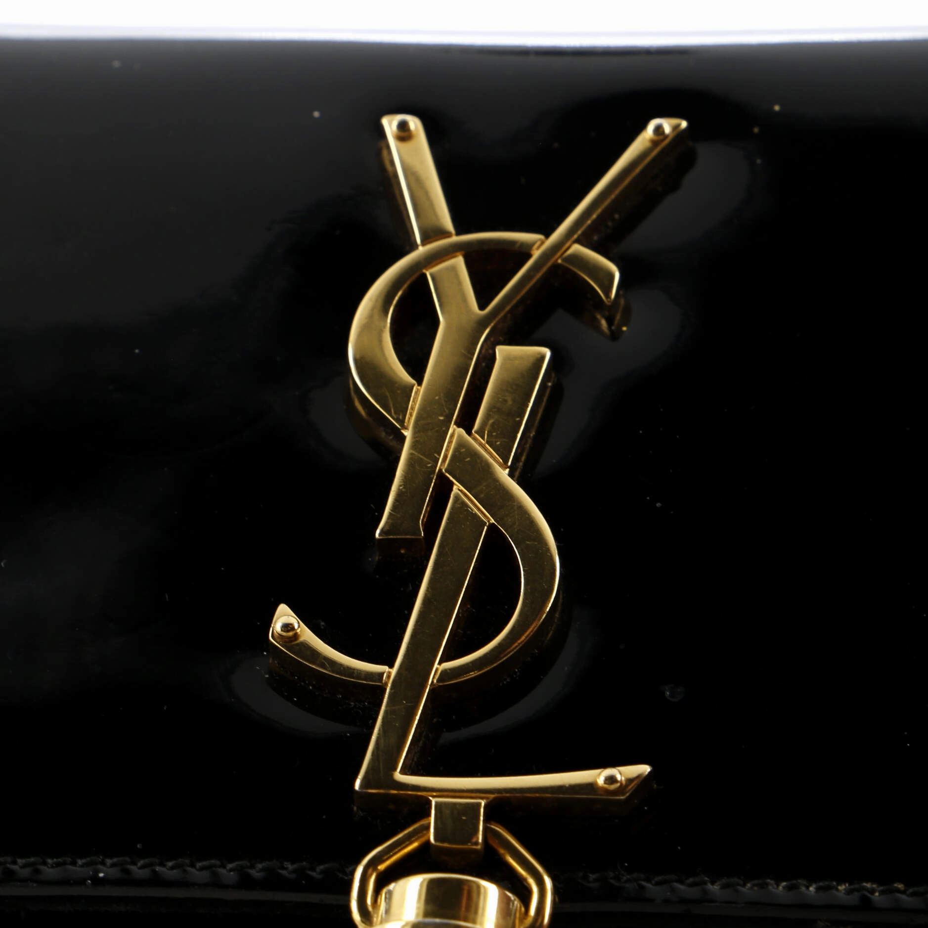 Classic Monogram Tassel Crossbody Bag Patent Small