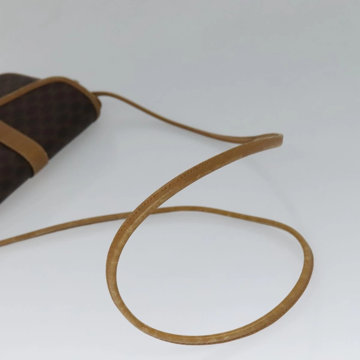 Cline Macadam Canvas Shoulder Bag (Pre-Owned)