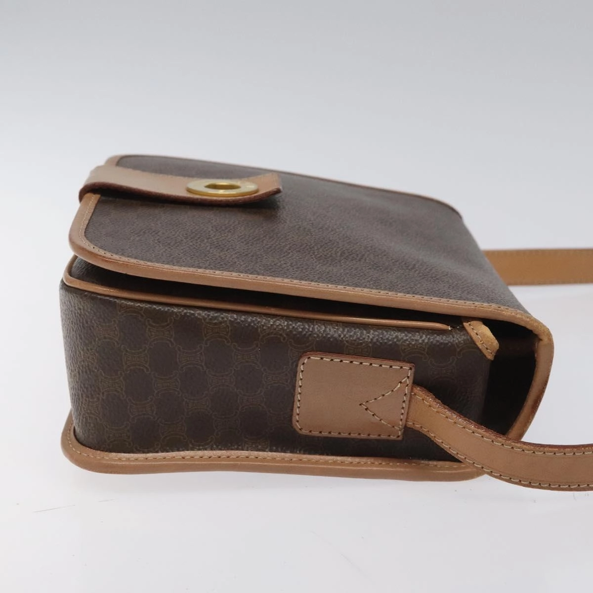 Cline Macadam Canvas Shoulder Bag (Pre-Owned)
