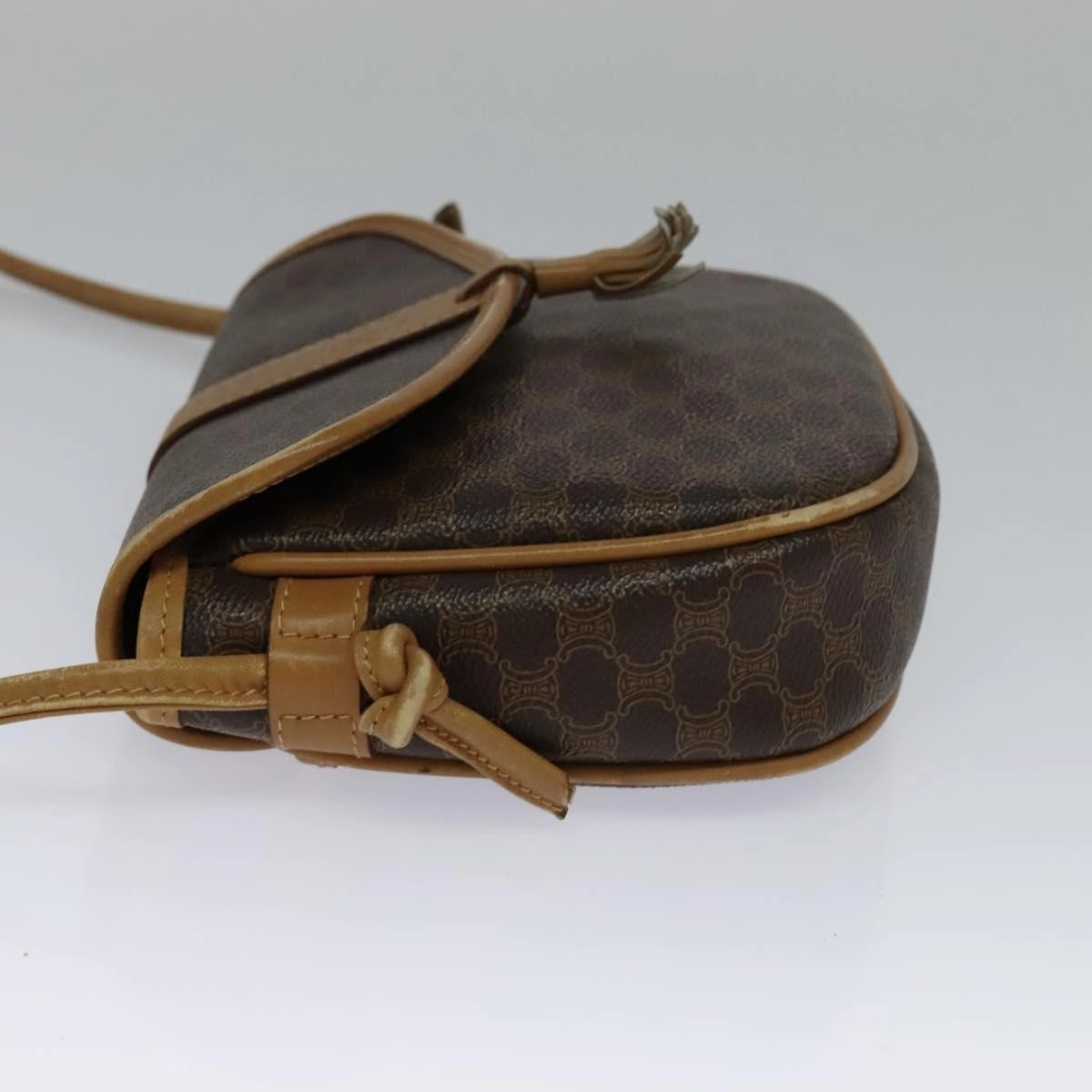 Cline Macadam Canvas Shoulder Bag (Pre-Owned)