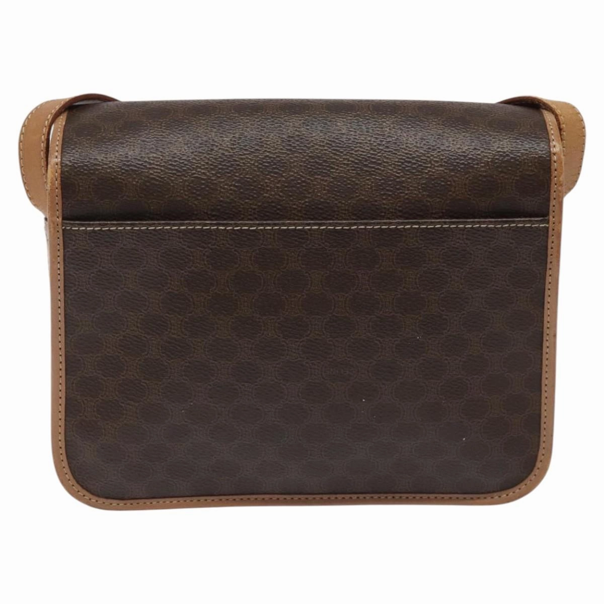 Cline Macadam Canvas Shoulder Bag (Pre-Owned)