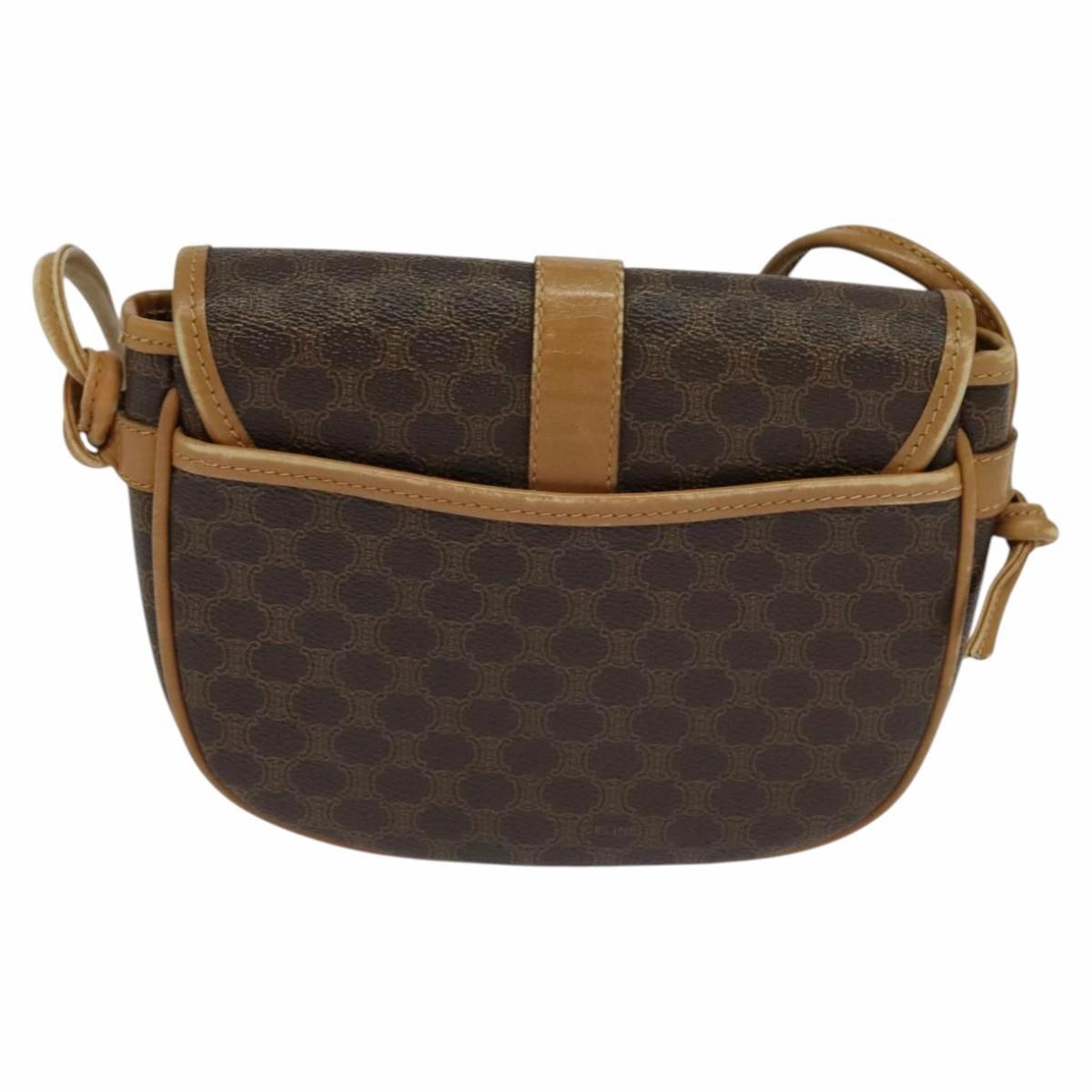 Cline Macadam Canvas Shoulder Bag (Pre-Owned)