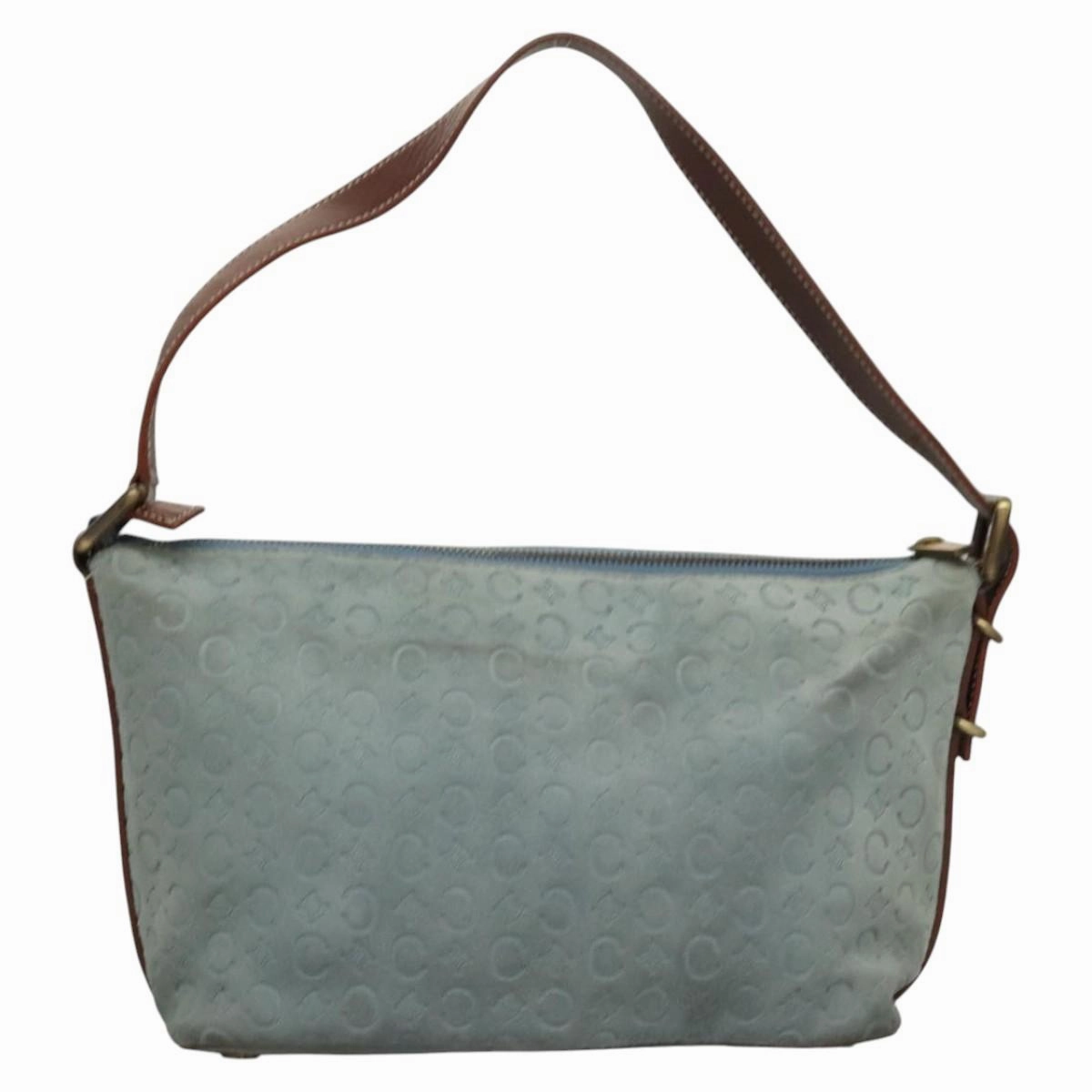 Cline Macadam Suede Shoulder Bag (Pre-Owned)