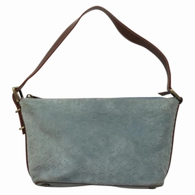 Cline Macadam Suede Shoulder Bag (Pre-Owned)