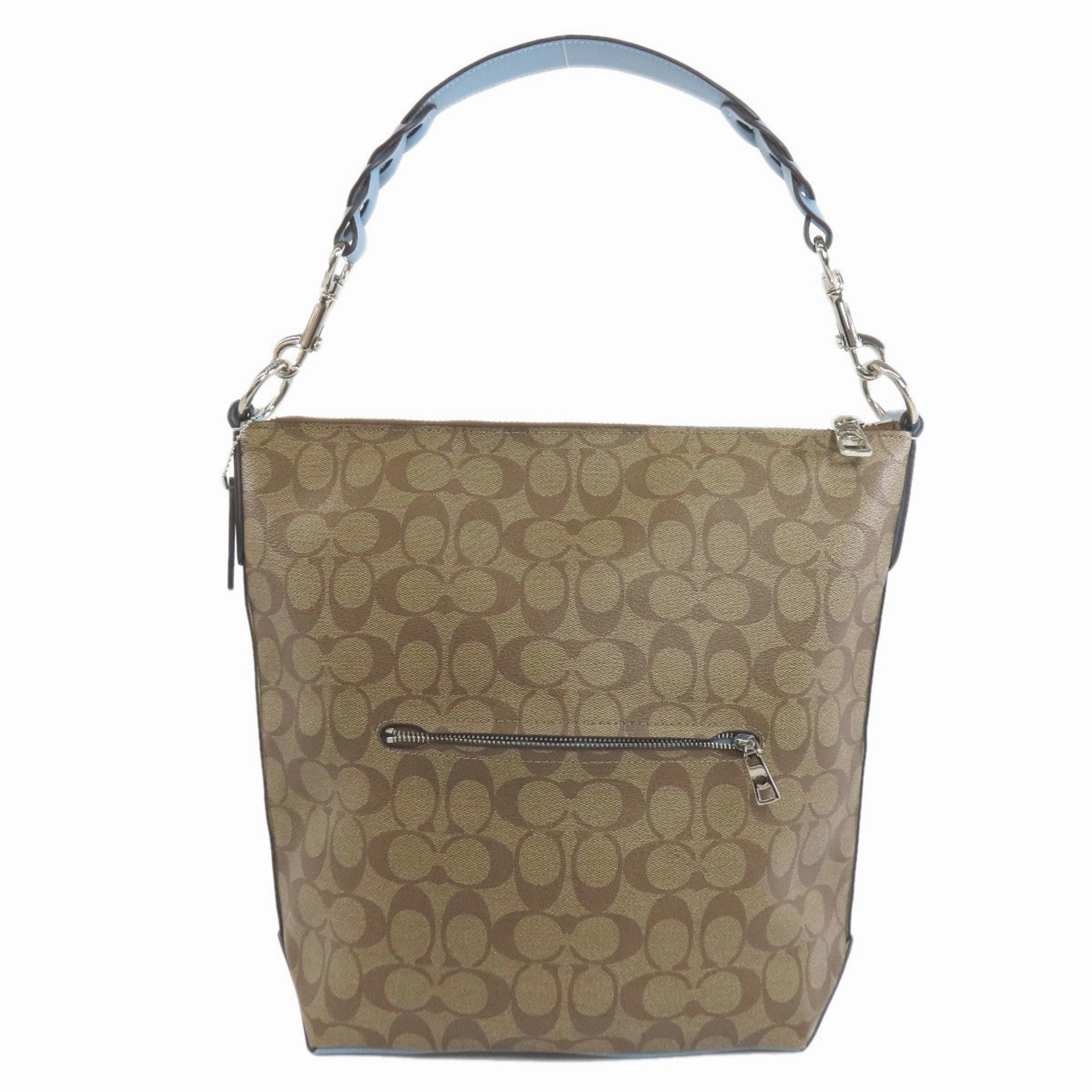 Coach  blue Pvc Shoulder Bag (Pre-Owned)