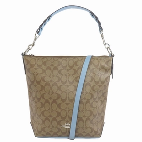 Coach  blue Pvc Shoulder Bag (Pre-Owned)